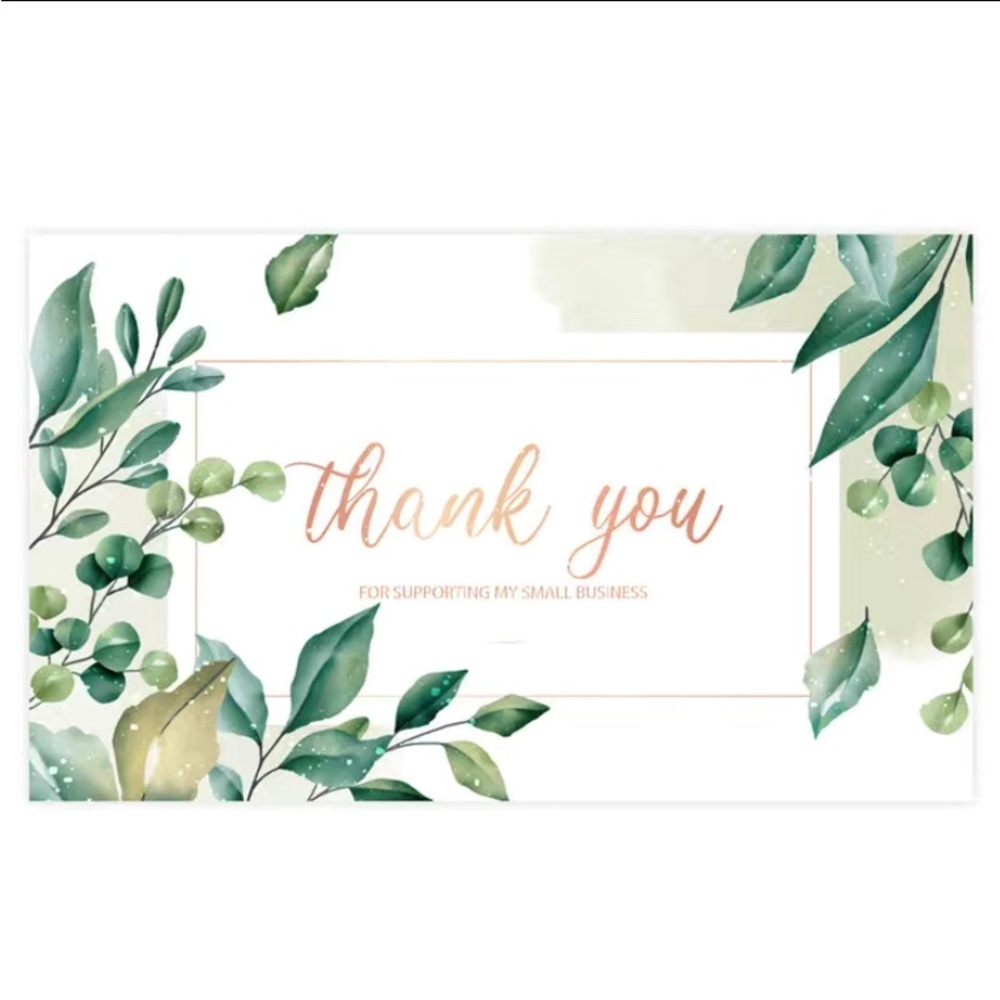 30 pc‎ thank you for supporting my small business cards